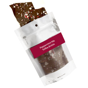 3oz Peppermint Nib Toffee Brittle
