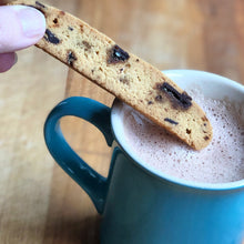 Load image into Gallery viewer, 2pc Black Sesame Seed Toffee Brittle Biscotti