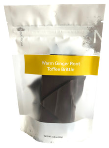 3oz Warm Ginger Root Toffee Brittle